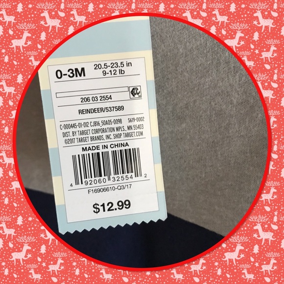 SOLD🦌Adorable One Piece Reindeer Romper🦌 - Picture 3 of 4